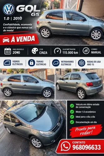 Volkswagen Gol Geração V 1.0 8V MI Total Flex Mec. 4P 2010