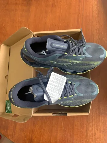 TENIS MASCULINO MIZUNO WAVE PROPHECY 12, NA EMBALAGEM