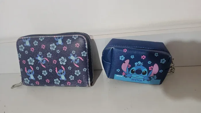 Carteira e porta moedas do Stitch Disney