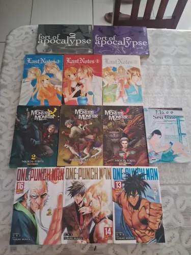 Vários mangas/livros por 5, 10 ou 15$