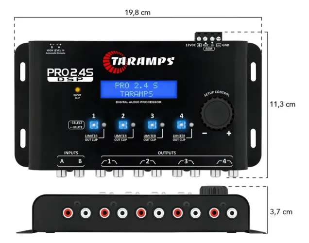 Processador taramps 2.4s