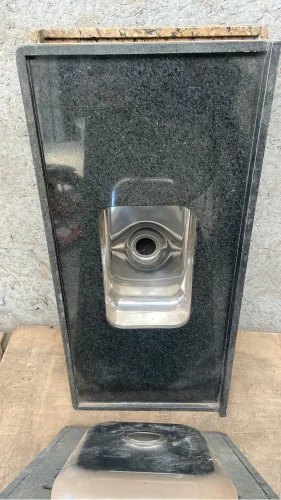 Pia Granito Preto São Gabriel 1,20m Cuba Funda