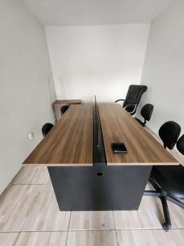 Mesa atendimento dupla para 4 pessoas