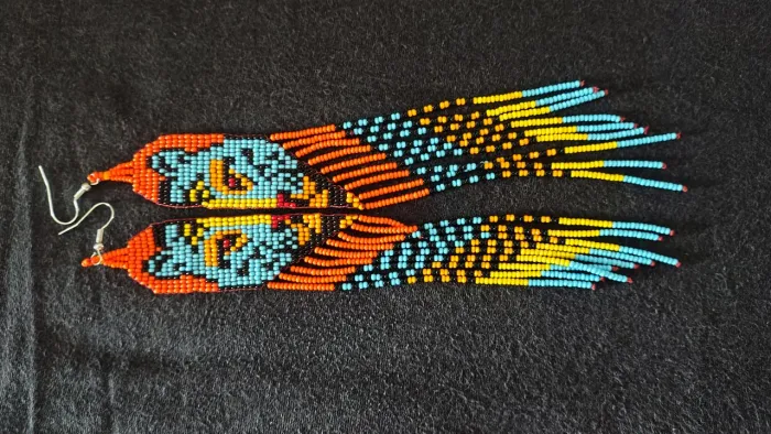 Brincos de miçangas 6 pares