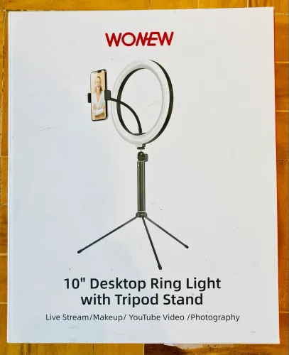 Iluminador LED - Ring Light com tripé