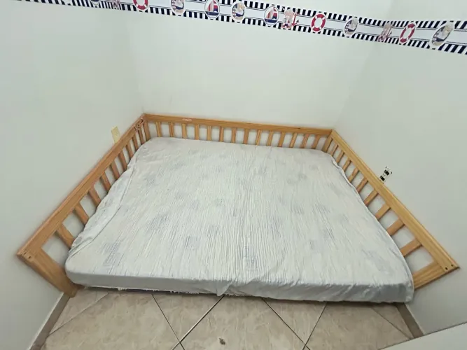 CAMA INFANTIL ACOMPANHA COLCHÃO DE CASAL