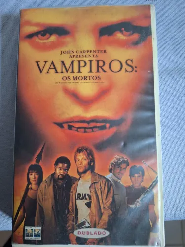 Fita vhs terror Vampiros os mortos John Carpenter