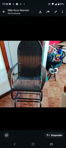 Cadeira de balanço bom para relaxar e descansar!