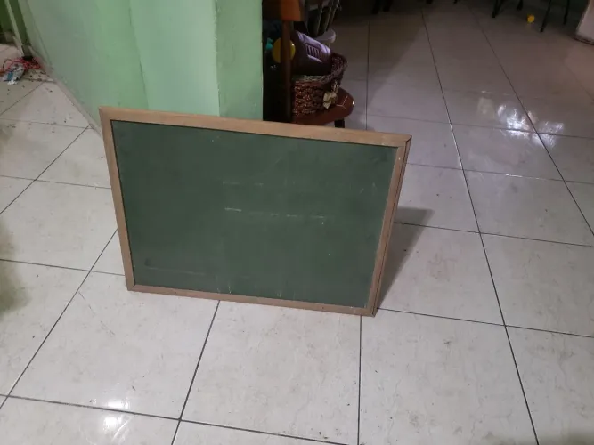 Quadro verde escolar