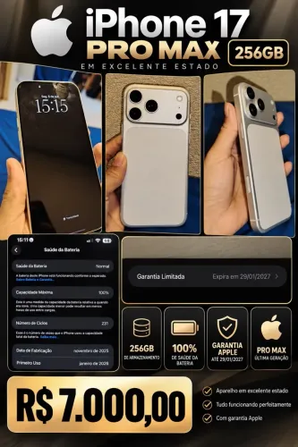 Vendo IPhone 17 Pro Max
