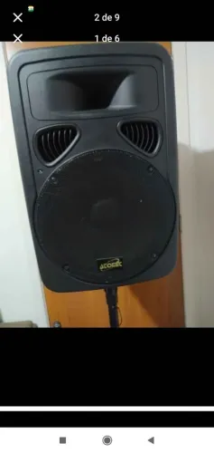 Caixa ativa amplificada 450 w alto falante de 18