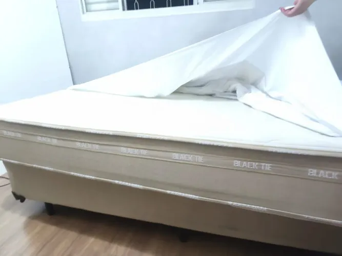 cama solteirão com Box