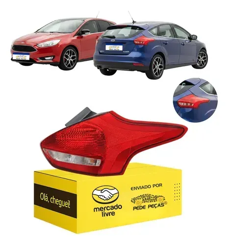 Lanterna Sinaleira Ford Focus Hatch 2016 17 18 2019 S/led Ld Direito/passageiro