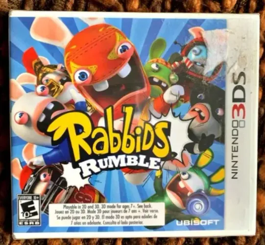 RABBIDS RUMBLE ORIGINAL NINTENDO 3DS NOVO LACRADO COMPLETO ACEITO OLX PAY