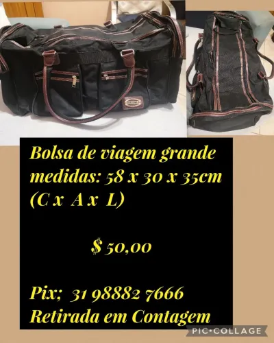 Bolsa de viagem (mala) grande