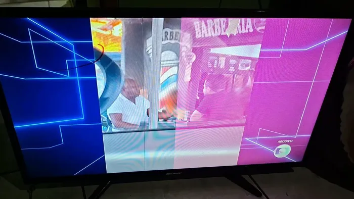 Tv com defeito