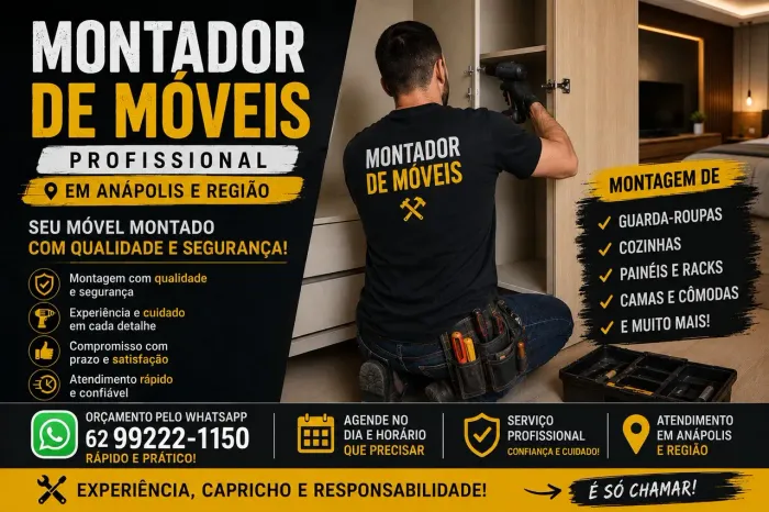 Montador de Móveis em Anápolis | Profissional