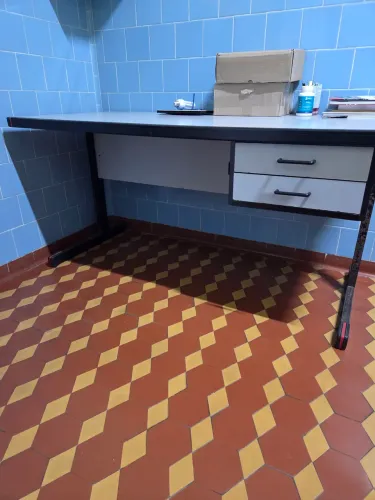 Mesa de madeira escritório