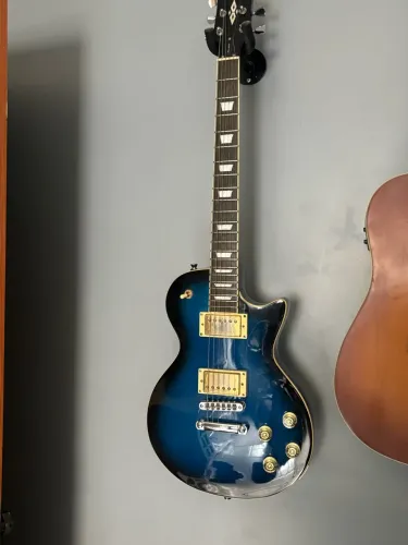 Guitarra Strinberg LPS230 Les Paul Azul + Captadores Epiphone - Ótimo Estado