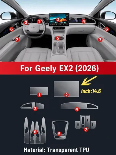 GEELY EX2 Películas Proteção Telas