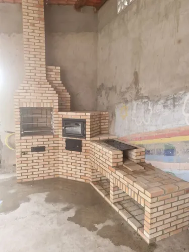 Churrasqueira com forno o e fogão 