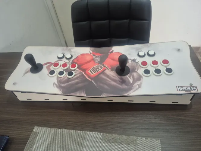 FLIPERAMA BARTOP STREET FIGHTER HERCULES 2 CONTROLES 3000 MIL JOGOS