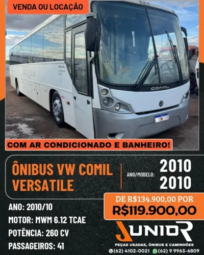 Ônibus Volkswagen Comil Versatile 2010/10
