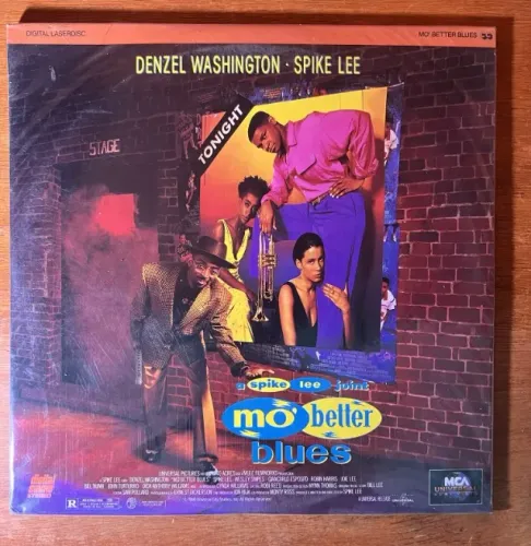 Laserdisc LD - Mo' Better Blues (Spike Lee) - EM ÓTIMO ESTADO AINDA NO PLÁSTICO