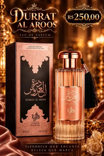Perfume Árabe Durrat Al Aroos Al Wataniah Eau De Parfum Feminino 85ml - Mais Vendido