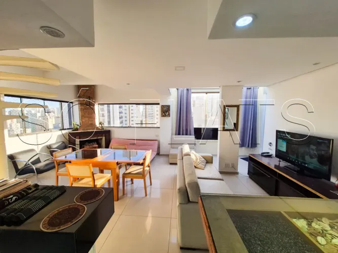 Flat Spazio Vitae, Cobertura disponível para venda com 86m², 1 dormitório e 1 vaga de gara