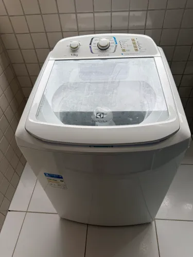 Máquina de Lavar Electrolux 13kg - Jet&Clean Turbo Economia - Semi-nova
