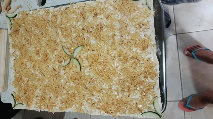 Torta salgada de frango, camararao