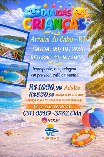 DIA DAS CRIANÇAS EM ARRAIAL DO CABO