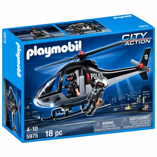 Playmobil 5563 Helicóptero Tático Original