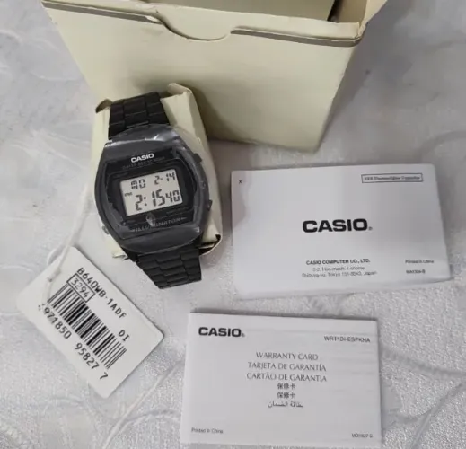 Relogio Casio Vintage Unissex digital preto - B640WB-1ADF