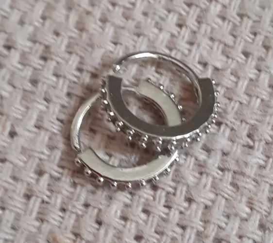 Par brincos argola aço inox 10mm