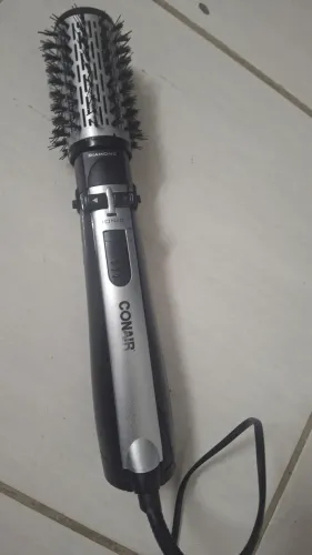 Escova Conair Diamond Rotativa Air nrush - seca/alisa e modela com uma mão