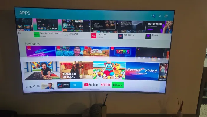 TV Samsung 4k 55" Tela Curva