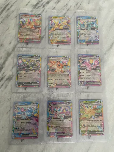 Kit eeveelutions logo Evoluções Prismáticas lacradas
