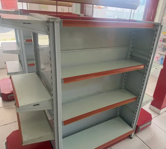 Gôndola central de aço para farmácia/ mercado/ loja