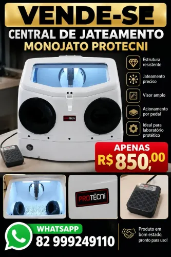 Jateadora jateamento prótese