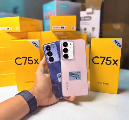 Realme c75x 4G NFC 128GB 06GB RAM Azul Rosa Lacrado