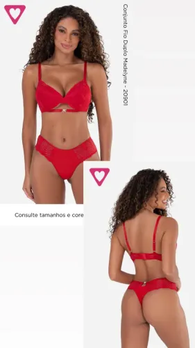 Conjunto sutiã e calcinha 