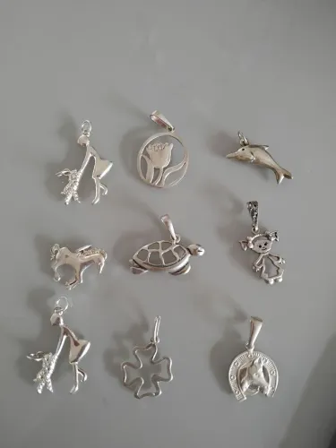 Pingente em prata