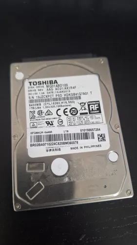 HD 1 tera Toshiba notebook , desktop , video game e armazenamento