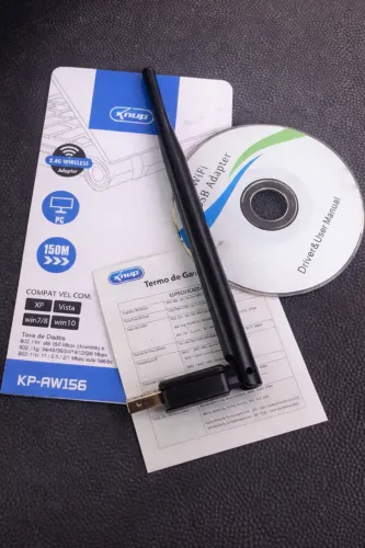 Adaptador WiFi USB Knup KP-AW156 - 150 Mbps