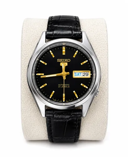 ?Relógio Seiko 5 Automático Field SNK381 Preto - REVISADO!?