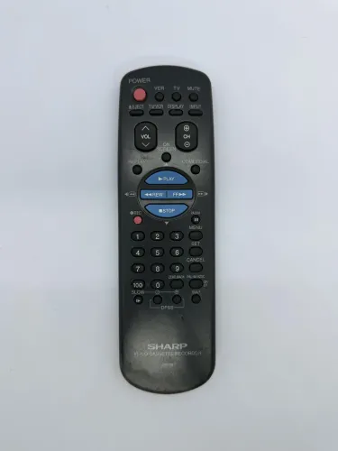 Controle Remoto Sharp 000159 Original para Vídeo Cassete VCR VHS