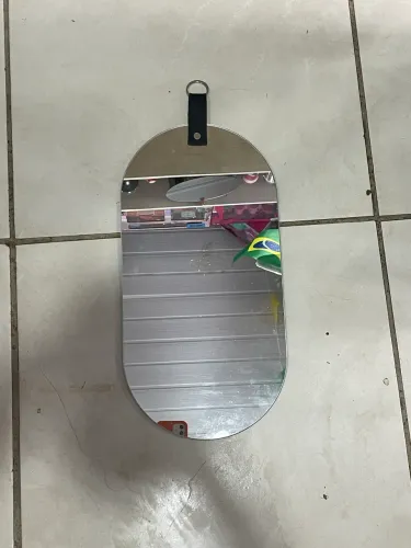 Espelho de vidro sem moldura 40cm