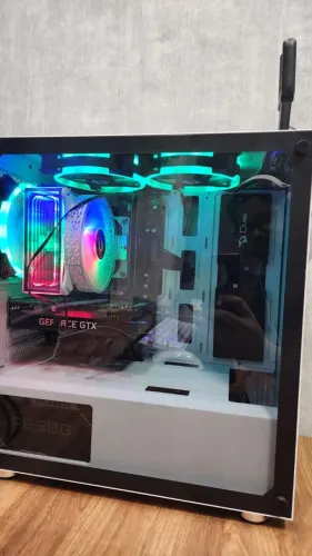 pc gamer i5 9400f, 16gb ddr4, gtx 1630 4gb 2 ssd sata 500gb 1tb , fonte 500w, placa h310m
